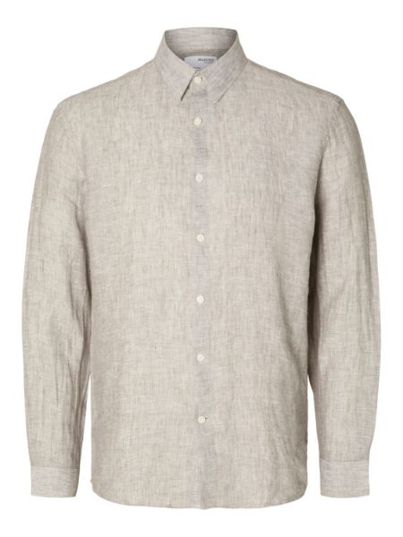 Bilde av SlhRegkylian linen shirt ls classic