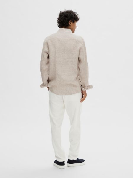 Bilde av SlhRegkylian linen shirt ls classic