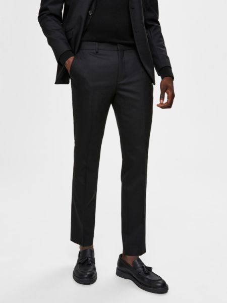 Bilde av SlhSlim Mylostate black trousers
