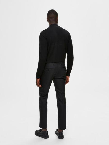 Bilde av SlhSlim Mylostate black trousers