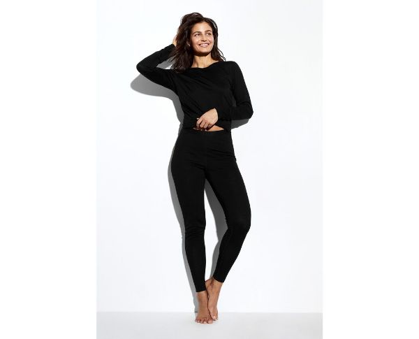 Bilde av Wool tencel tee long sleeve