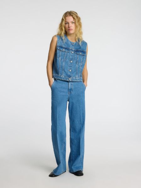 Bilde av SlfEvelyn HW Extra Wide Jeans