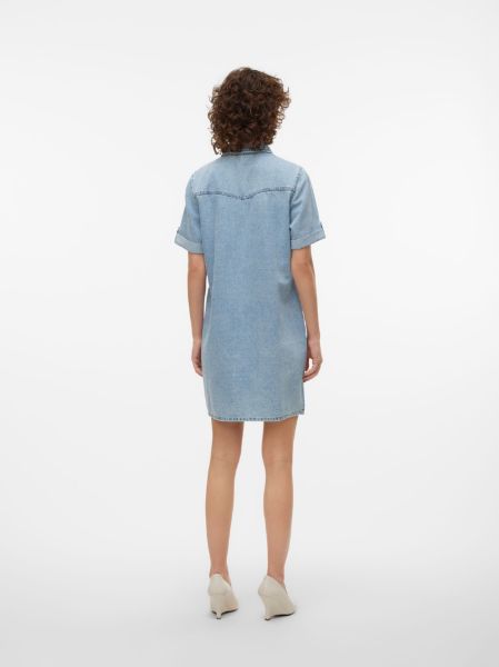 Bilde av VmJennie ss short denim dress