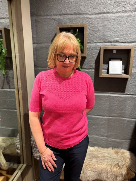 Bilde av Rosa overdel med kort arm 