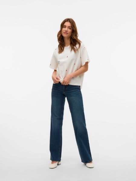 Bilde av AWZora ss o-neck emb t-shirt