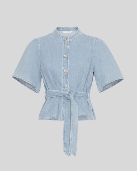 Bilde av MSCHIngrid Lis 2/4 Denim Belt Shirt