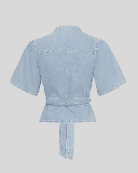 Bilde av MSCHIngrid Lis 2/4 Denim Belt Shirt