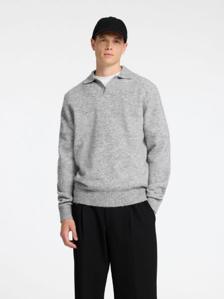 Bilde av SlhRai ls knit open polo