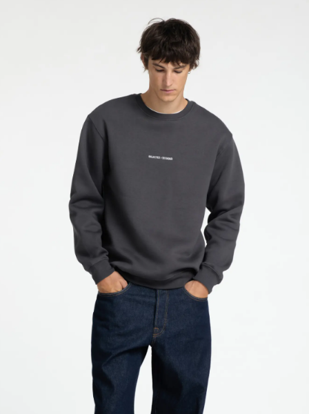 Bilde av SlhHankie logo crew neck sweat