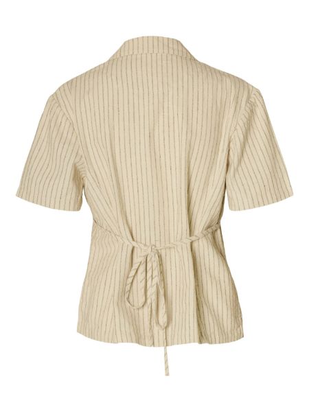 Bilde av Slfjohanne ss striped belted revers top