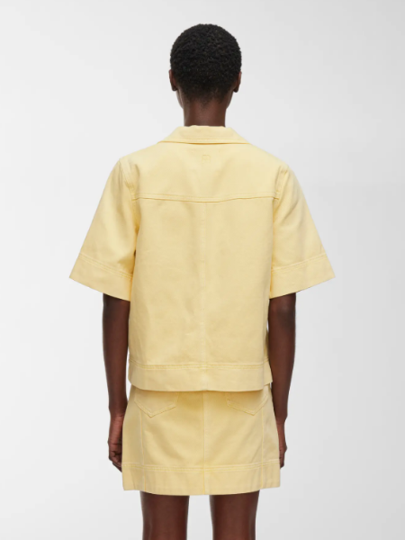 Bilde av Roujolie 2/4 resort collar denim shirt 