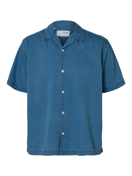 Bilde av Slhrlxrick denim ss shirt