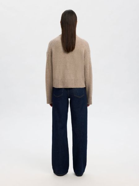 Bilde av SlfCille ls knit o-neck cardigan