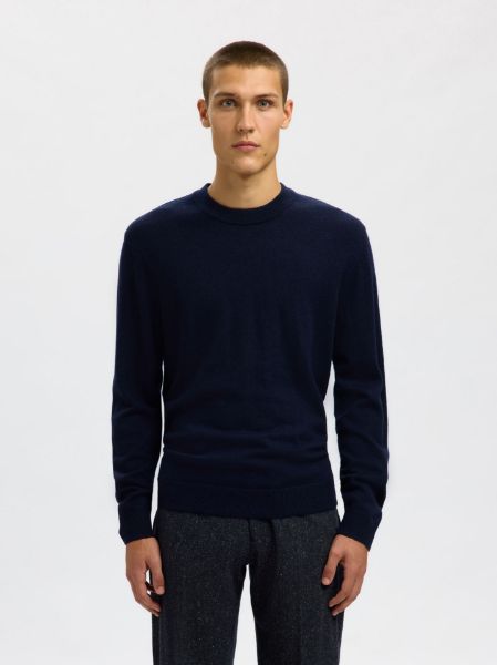 Bilde av Slhtray merino brushed relaxed crew