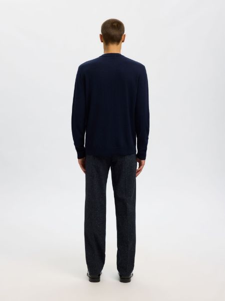Bilde av Slhtray merino brushed relaxed crew