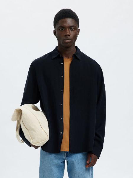 Bilde av Slhrlxcharlie tencel slub ls shirt