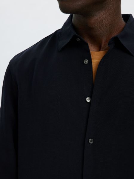 Bilde av Slhrlxcharlie tencel slub ls shirt
