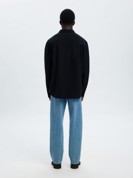 Bilde av Slhrlxcharlie tencel slub ls shirt