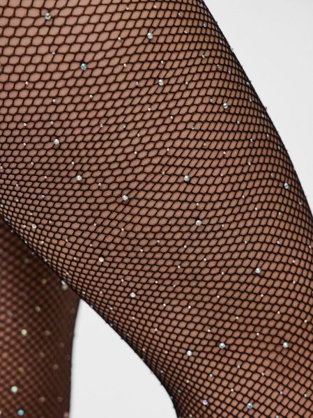 Bilde av PcClaire fishnet glitter tights