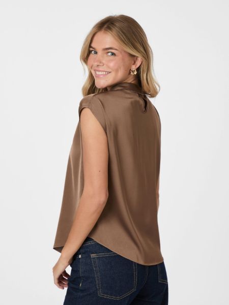 Bilde av Fleur drapy satin blouse