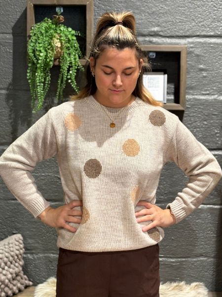Bilde av Casual dottet pullover