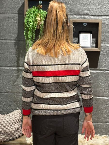 Bilde av Structure striped pullover