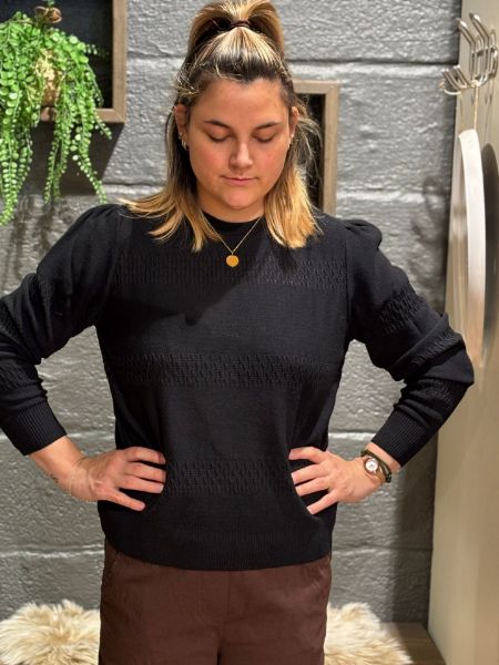 Bilde av Feminine puff sleeve pullover