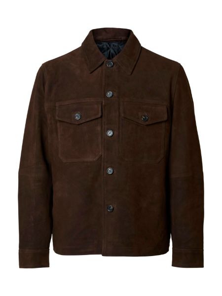 Bilde av Slhthom suede overshirt