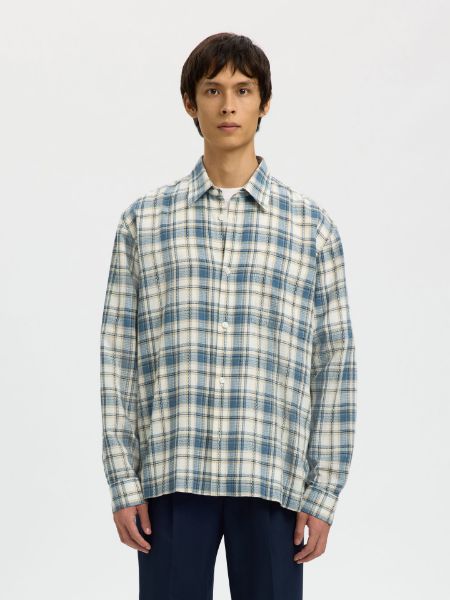 Bilde av SLHrlxlandon Check Ls shirt