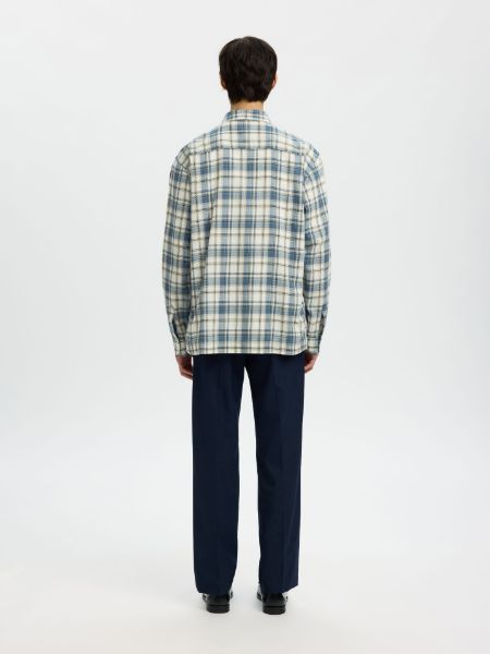 Bilde av SLHrlxlandon Check Ls shirt