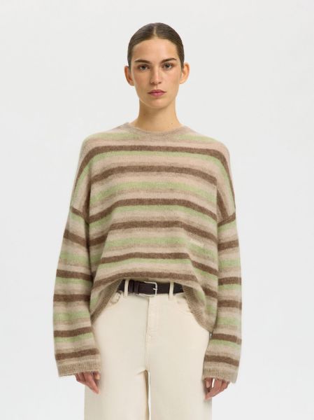 Bilde av SLFlulu Ls Knit Button O-neck