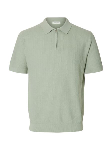 Bilde av SLHcran SS Knit Structure Zip Polo