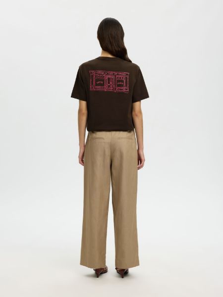 Bilde av SlfRelaxed Brook SS Amour Tee