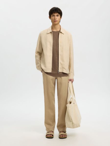Bilde av SLH196-Straight Jeremy Linen Pant