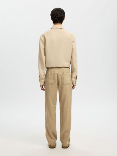 Bilde av SLH196-Straight Jeremy Linen Pant