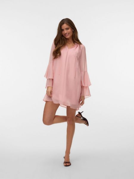 Bilde av VMRosalie Ruffle LS Short Dress