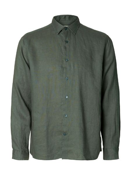 Bilde av SLHREGKylian Linen LS Shirt
