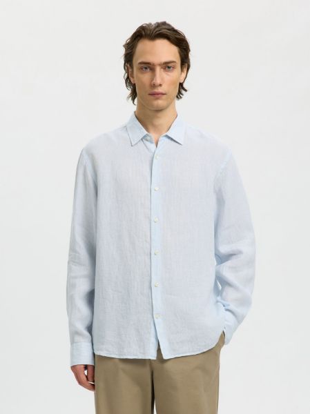 Bilde av SlhRegclaus kylian linen ls shirt
