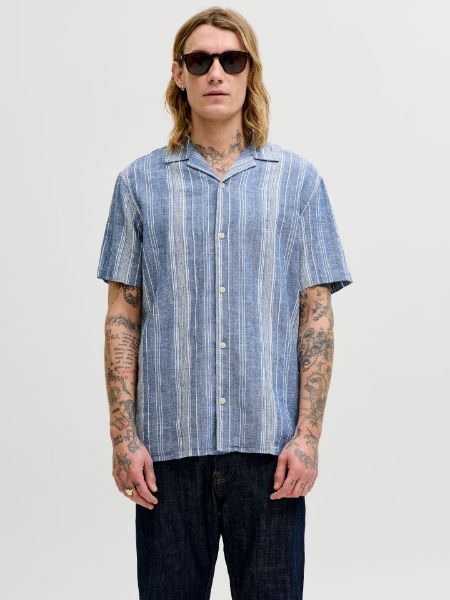Bilde av JprBlusummer lin blen dobby ss shirt 