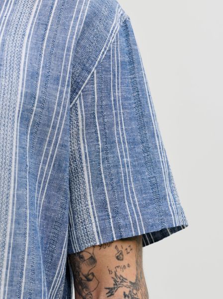 Bilde av JprBlusummer lin blen dobby ss shirt 