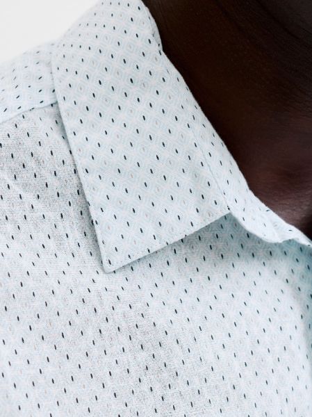 Bilde av JprBlasummer linen bl.print ss shirt
