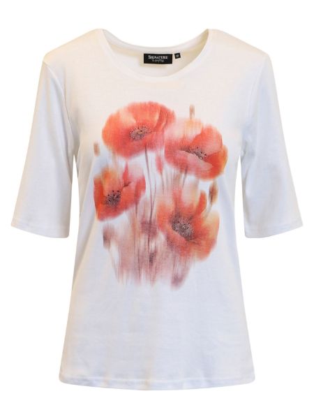 Bilde av T-shirt med blomst
