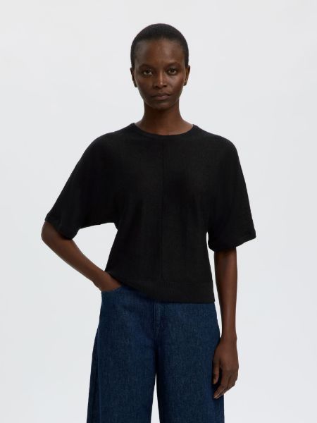 Bilde av SLFJane Linen 2/4 Bat Knit O-Neck