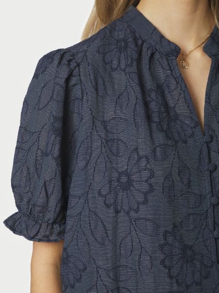Bilde av Zika flower stripe blouse