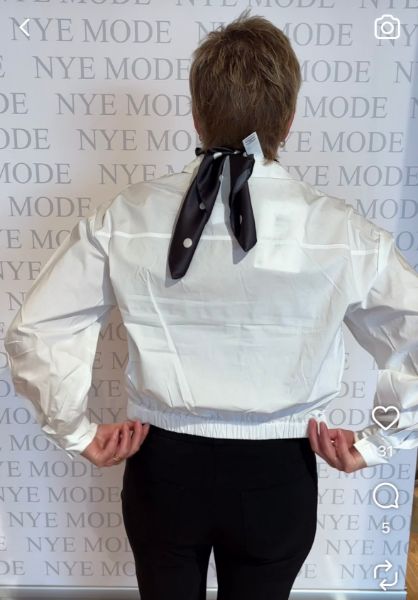 Bilde av SLFDelia Relaxed LS Cropped Shirt B