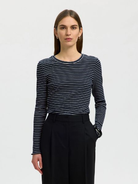 Bilde av SLWANNA LE CREW NECK TEE STR NOOS