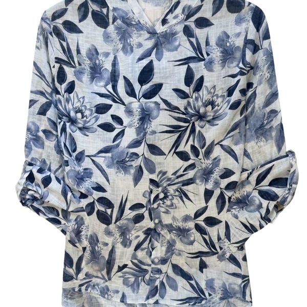 Bilde av Big leaves gabe blouse