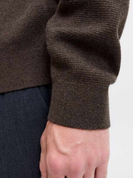 Bilde av JPRBLAMILANO STITCH KNIT HALF ZIP SN