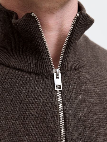 Bilde av JPRBLAMILANO STITCH KNIT HALF ZIP SN