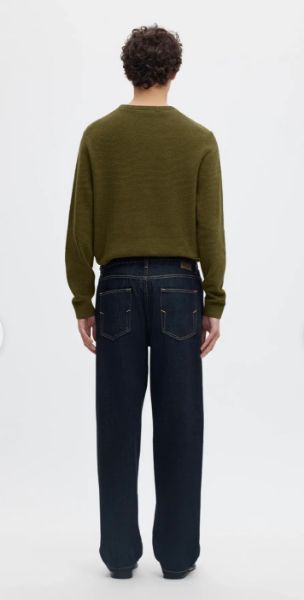 Bilde av SLMROSS LS KNIT STRUCTURE CREW NECK
